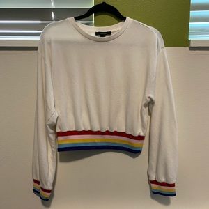 Forever 21 slightly cropped crew neck
